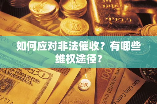 武汉如何应对非法催收？有哪些维权途径？