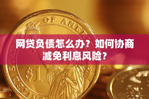 武汉网贷负债怎么办？如何协商减免利息风险？
