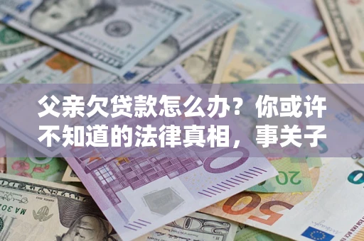 武汉父亲欠贷款怎么办？你或许不知道的法律真相，事关子女未来