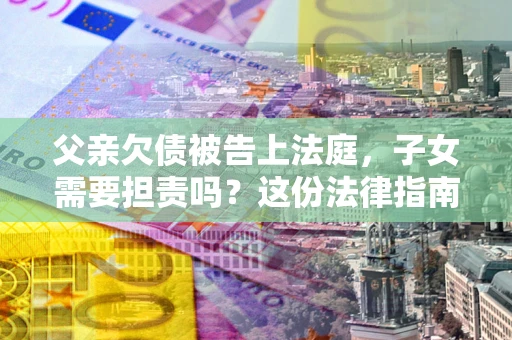 武汉父亲欠债被告上法庭，子女需要担责吗？这份法律指南必须看完