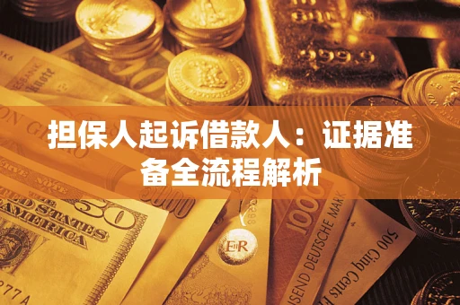 武汉担保人起诉借款人：证据准备全流程解析