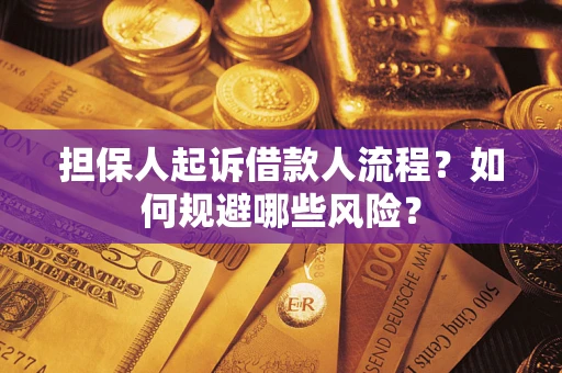 武汉担保人起诉借款人流程？如何规避哪些风险？