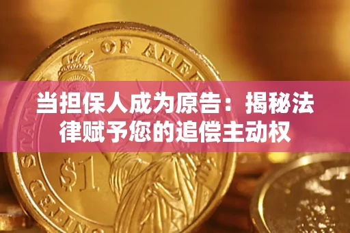 武汉当担保人成为原告：揭秘法律赋予您的追偿主动权