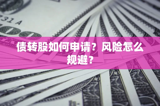 武汉债转股如何申请？风险怎么规避？