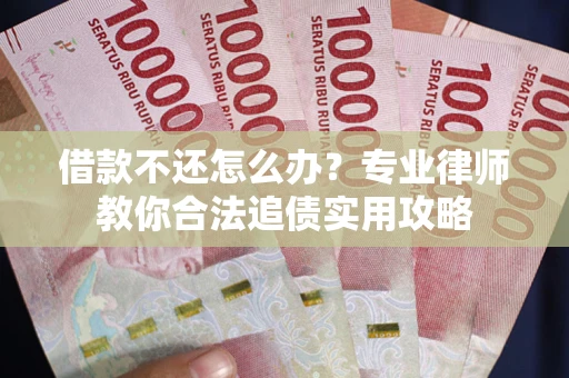 武汉借款不还怎么办？专业律师教你合法追债实用攻略