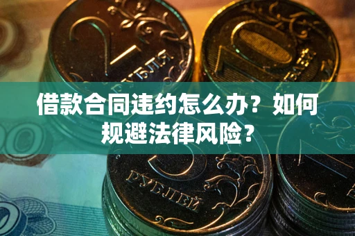 武汉借款合同违约怎么办？如何规避法律风险？